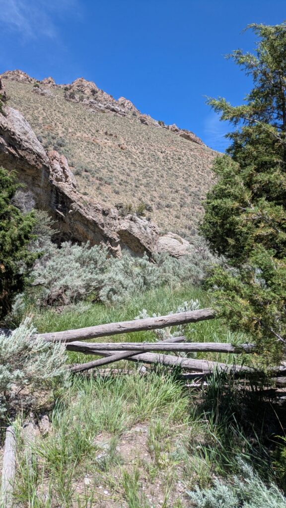 View of the Teton Ogre Adventure Race course in the Beaverhead Mountains