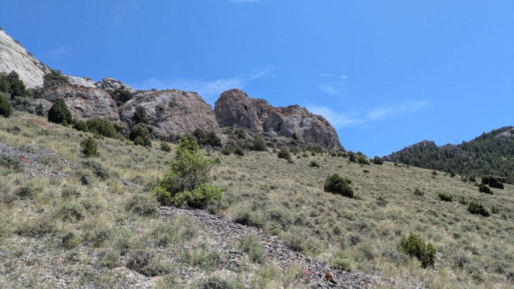 View of the Beaverhead Mountains during the Teton Ogre Adventure Race