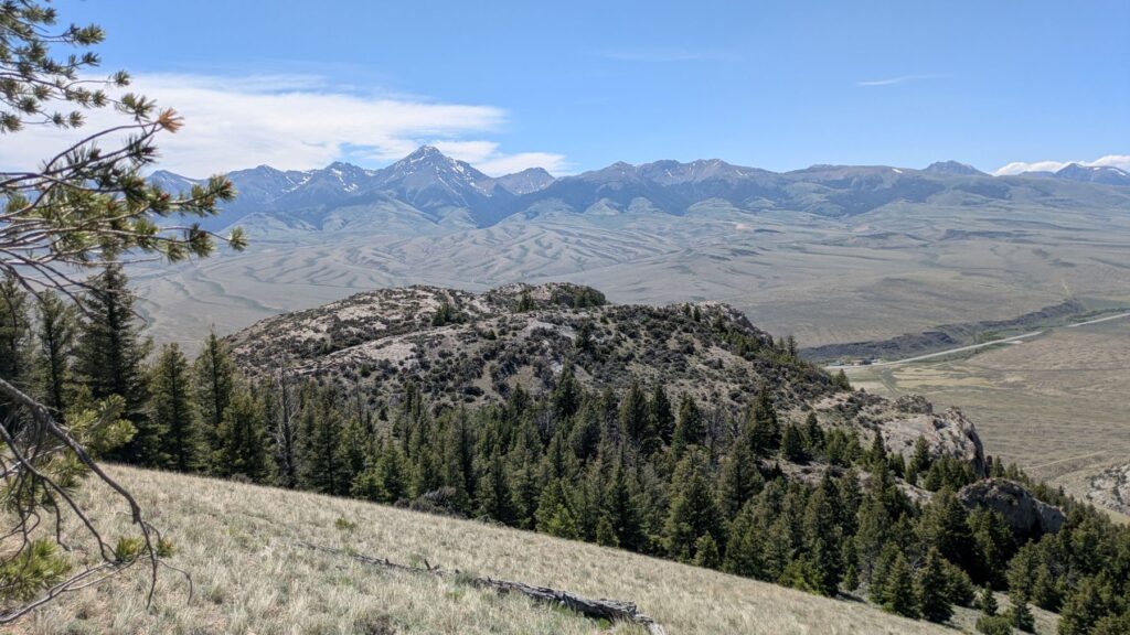 View from the Beaverhead Mountains during the Teton Ogre Adventure Race