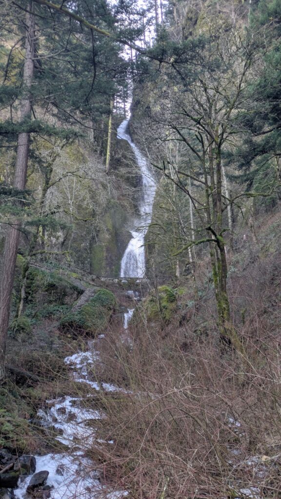 Wahkeena Falls on Multnomah Waterfall hike